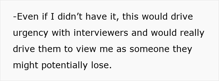 Text excerpt on a white background illustrating tips from a professional career coach to help ace interviews and land dream jobs.