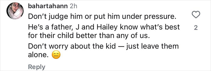 Comment defending Justin Bieber’s parenting sparked debate over smoking photo with son during holiday. Comment defending Justin Bieber’s parenting sparked debate over smoking photo with son during holiday.