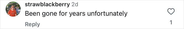 Comment from user strawblackberry lamenting absence, related to Madonna fans noticing famous facial feature gap missing. Comment from user strawblackberry lamenting absence, related to Madonna fans noticing famous facial feature gap missing.