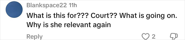 Comment questioning relevance, asking if it’s for court and what is going on, related to Katy Perry fans turning. Comment questioning relevance, asking if it’s for court and what is going on, related to Katy Perry fans turning.