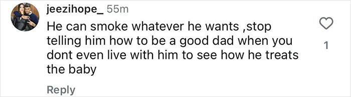 Comment defending Justin Bieber’s parenting after a smoking photo triggers a fiery debate online. Comment defending Justin Bieber’s parenting after a smoking photo triggers a fiery debate online.