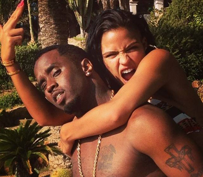 Diddy posing outdoors shirtless with a woman showing fun and edgy vibes in photos before Freak Off event. Diddy posing outdoors shirtless with a woman showing fun and edgy vibes in photos before Freak Off event.