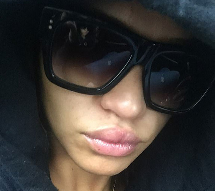 Close-up of a person wearing large black sunglasses, highlighting photos related to how Diddy prepared for Freak Off. Close-up of a person wearing large black sunglasses, highlighting photos related to how Diddy prepared for Freak Off.