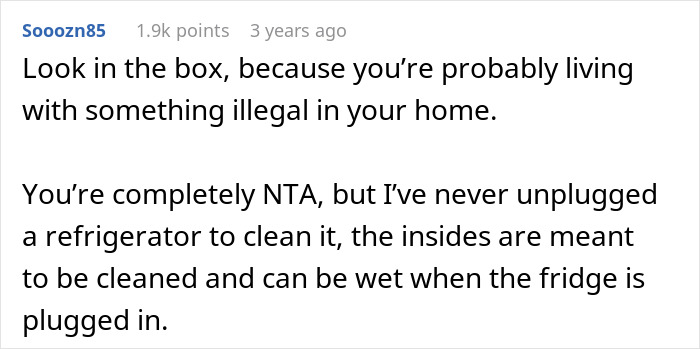 Comment discussing concerns about a husband bringing home a box of olives and the wife’s cleaning causing a meltdown. Comment discussing concerns about a husband bringing home a box of olives and the wife’s cleaning causing a meltdown.
