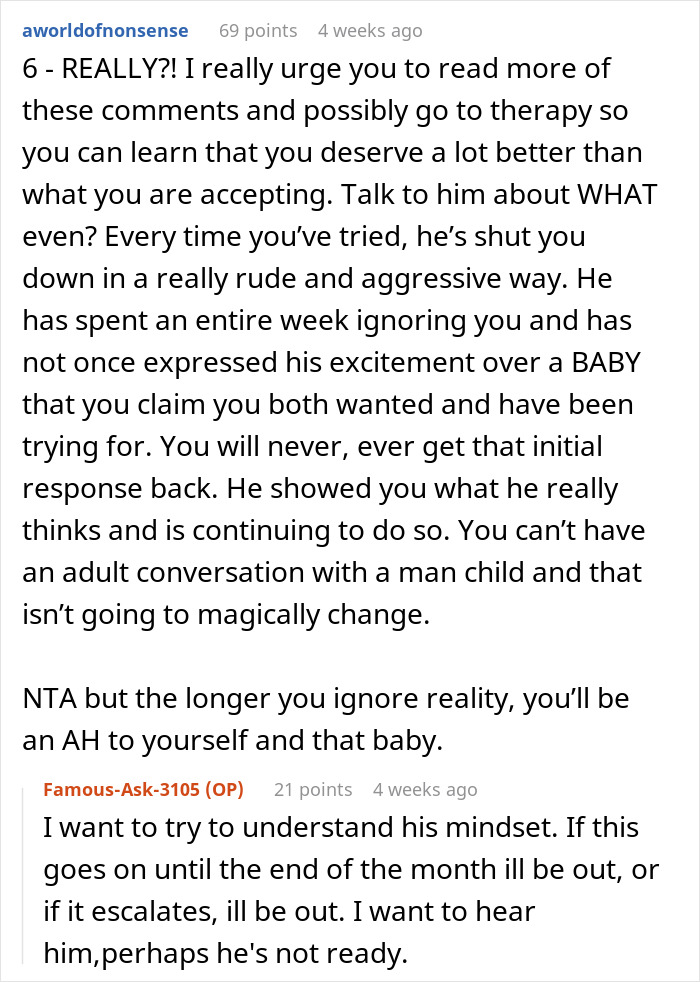 Woman surprises husband with pregnancy test as birthday gift, capturing his shocked reaction in a candid moment. Woman surprises husband with pregnancy test as birthday gift, capturing his shocked reaction in a candid moment.