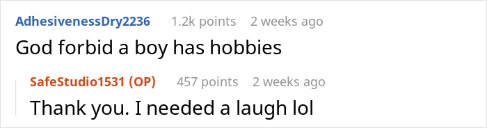 Screenshot of a Reddit thread discussing a boyfriend’s secret scale for measuring his number twos and relationship doubts. Screenshot of a Reddit thread discussing a boyfriend’s secret scale for measuring his number twos and relationship doubts.