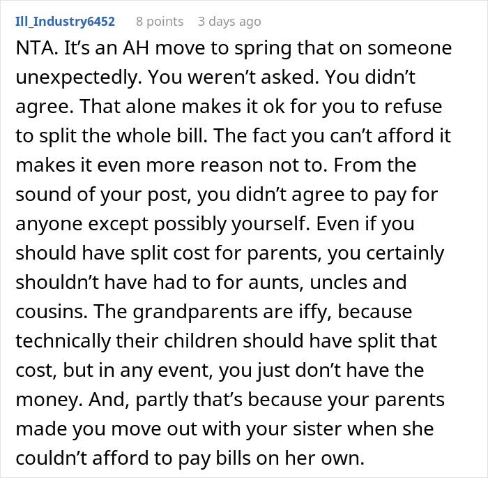 Person finds out after dinner they’re treating the table and refuses to pay, sparking debate on unexpected bill splitting. Person finds out after dinner they’re treating the table and refuses to pay, sparking debate on unexpected bill splitting.