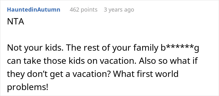 Guy Refuses To Change Travel Plans To Accommodate Brother’s Kids, Family Drama Ensues Guy Refuses To Change Travel Plans To Accommodate Brother’s Kids, Family Drama Ensues
