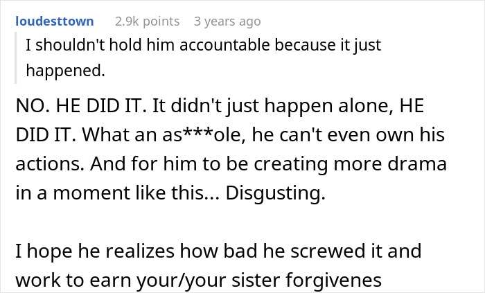 Screenshot of a Reddit comment discussing a guy banned from a funeral for telling SIL's kids their dad passed away. Screenshot of a Reddit comment discussing a guy banned from a funeral for telling SIL's kids their dad passed away.