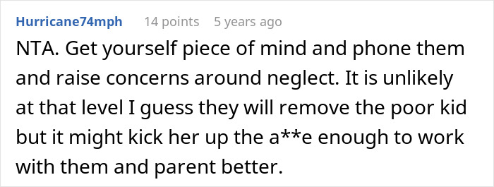 Online comment expressing concern about neglect toward a child and urging action from a parent with kids himself. Online comment expressing concern about neglect toward a child and urging action from a parent with kids himself.