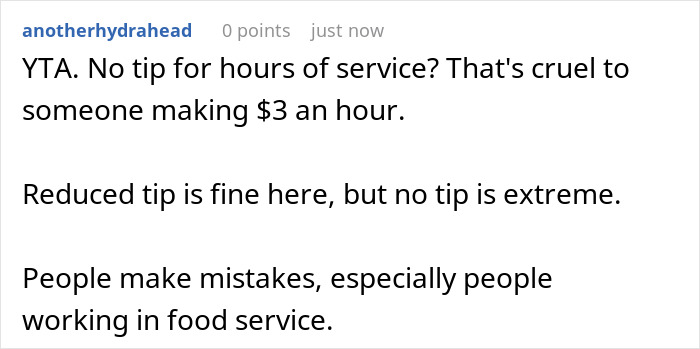 Comment on tipping waitress with a $300+ tab, discussing fairness and service worker wages. Comment on tipping waitress with a $300+ tab, discussing fairness and service worker wages.