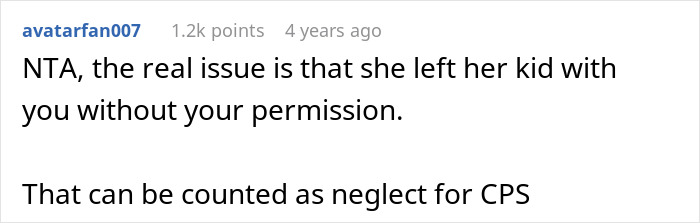 Screenshot of a Reddit comment discussing refusing to pay medical bills for a roommate's son after an allergic reaction.