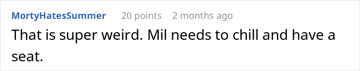 Comment on a forum post expressing frustration toward MIL’s strange gift for pregnancy-obsessed 6-year-old child. Comment on a forum post expressing frustration toward MIL’s strange gift for pregnancy-obsessed 6-year-old child.