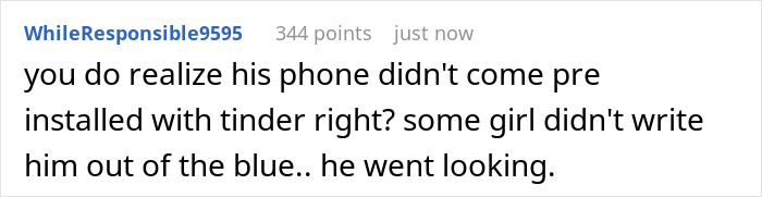 Comment discussing groom's failed loyalty test and resulting wedding drama with parents refusing to fund couple. Comment discussing groom's failed loyalty test and resulting wedding drama with parents refusing to fund couple.