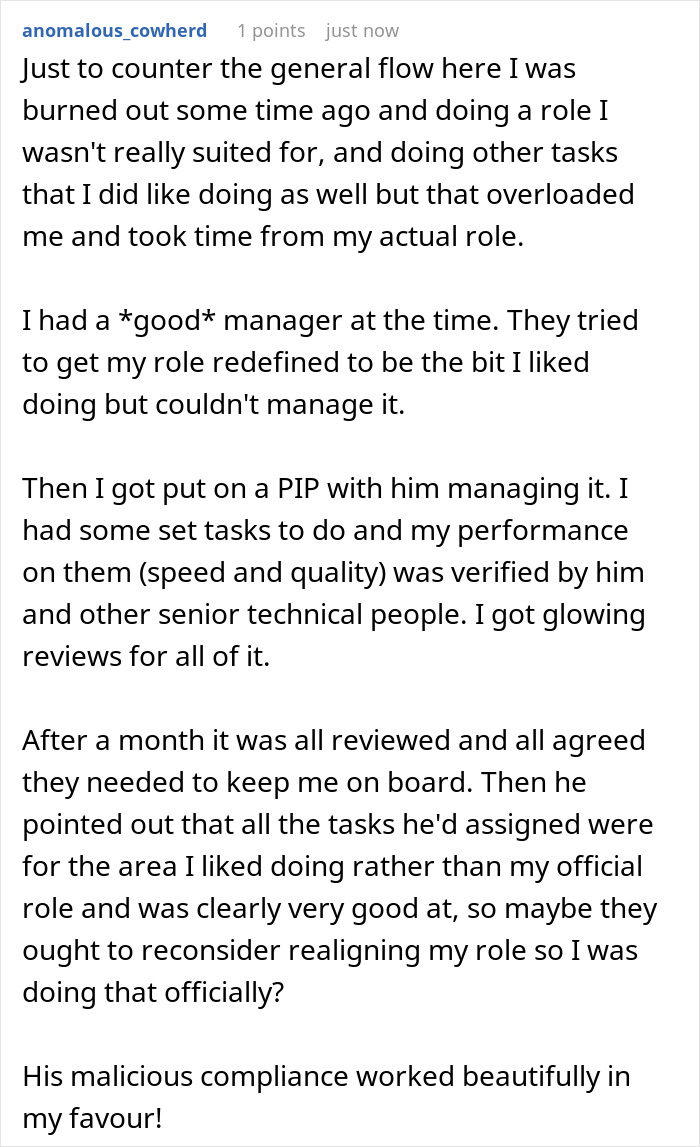 Text post discussing an employee’s experience with a manager, addressing baseless claims and performance reviews. Text post discussing an employee’s experience with a manager, addressing baseless claims and performance reviews.