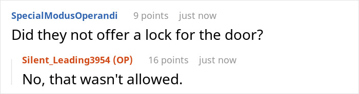 Screenshot of a Reddit conversation discussing a teen’s room being wrecked and clothes peed on by mom’s new boyfriend’s kids. Screenshot of a Reddit conversation discussing a teen’s room being wrecked and clothes peed on by mom’s new boyfriend’s kids.