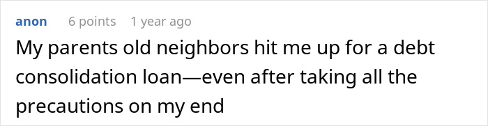 Screenshot of an anonymous online post about hiding wealth from dysfunctional families for personal safety. Screenshot of an anonymous online post about hiding wealth from dysfunctional families for personal safety.