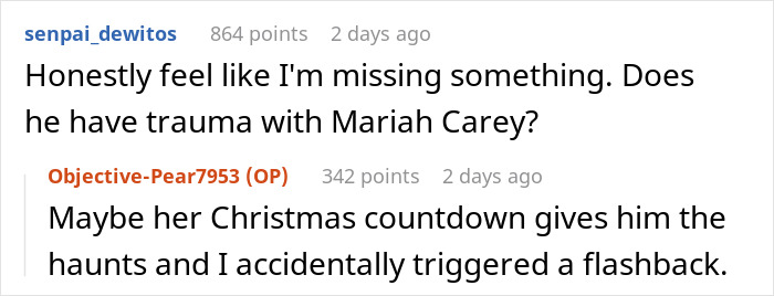 Screenshot of a Reddit conversation discussing a guy not liking how his girlfriend connects with a school song performance. Screenshot of a Reddit conversation discussing a guy not liking how his girlfriend connects with a school song performance.