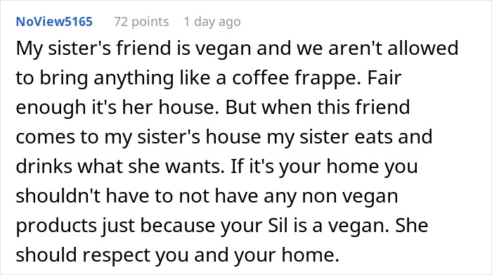 Comment discussing a highly sensitive sister-in-law who sets high demands that get shut down by family members. Comment discussing a highly sensitive sister-in-law who sets high demands that get shut down by family members.