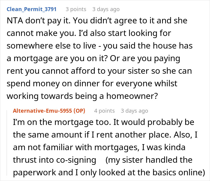 Person finds out after dinner they are treating the table and refuses to pay, sparking family conflict and discussion. Person finds out after dinner they are treating the table and refuses to pay, sparking family conflict and discussion.