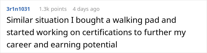 Screenshot of a Reddit comment where a user shares how they maximized earning potential by working efficiently one week a month. Screenshot of a Reddit comment where a user shares how they maximized earning potential by working efficiently one week a month.