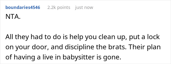 Comment discussing mom’s new boyfriend’s kids wrecking teen’s room and disrespecting his belongings, leading to moving out. Comment discussing mom’s new boyfriend’s kids wrecking teen’s room and disrespecting his belongings, leading to moving out.