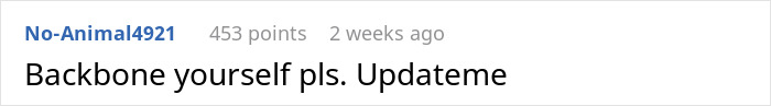 Screenshot of a forum comment responding to a story about a husband’s childhood best friend humiliating the wife. Screenshot of a forum comment responding to a story about a husband’s childhood best friend humiliating the wife.