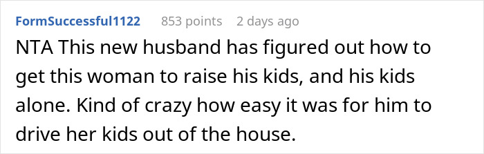 Screenshot of a Reddit comment discussing a dad refusing to change kids’ diet for ex’s new husband to allow visits. Screenshot of a Reddit comment discussing a dad refusing to change kids’ diet for ex’s new husband to allow visits.