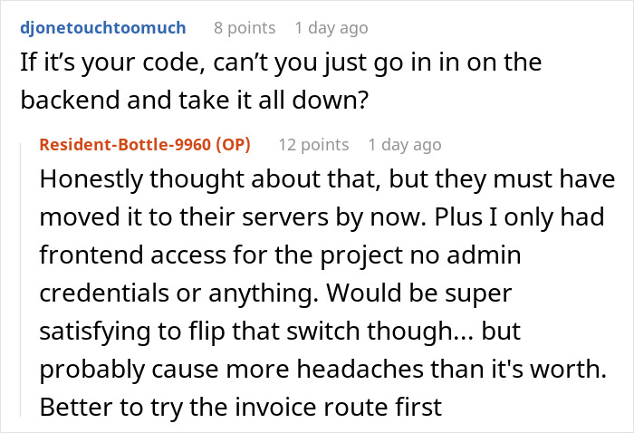 Person realizes they got tricked during an interview after discovering their interview task is live on the server. Person realizes they got tricked during an interview after discovering their interview task is live on the server.