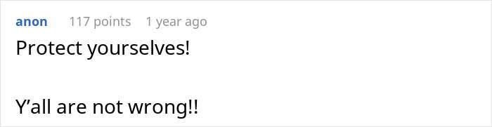 Screenshot of an online comment emphasizing the need for protection from dysfunctional family issues related to hiding wealth. Screenshot of an online comment emphasizing the need for protection from dysfunctional family issues related to hiding wealth.