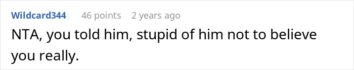 Screenshot of an online comment debating a friend laughing off vegan’s warning about paying only for his food. Screenshot of an online comment debating a friend laughing off vegan’s warning about paying only for his food.