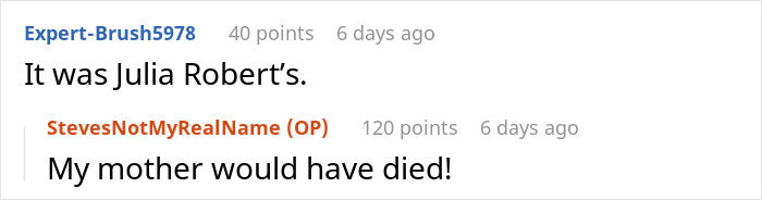 Screenshot of an online forum where a user shares what it was really like to date a famous actress over a year.