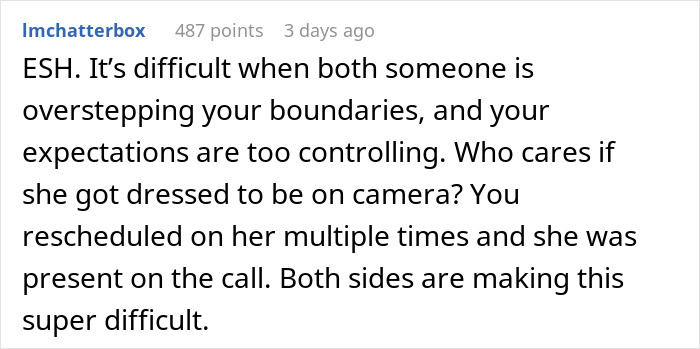 Screenshot of a Reddit comment discussing challenges in keeping son away from grandmother after being fed custard and boundary issues. Screenshot of a Reddit comment discussing challenges in keeping son away from grandmother after being fed custard and boundary issues.