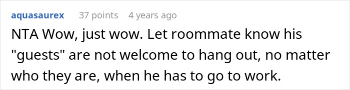 Screenshot of a social media comment criticizing a roommate for leaving woman babysitting girlfriend’s kids, urging him to parent. Screenshot of a social media comment criticizing a roommate for leaving woman babysitting girlfriend’s kids, urging him to parent.