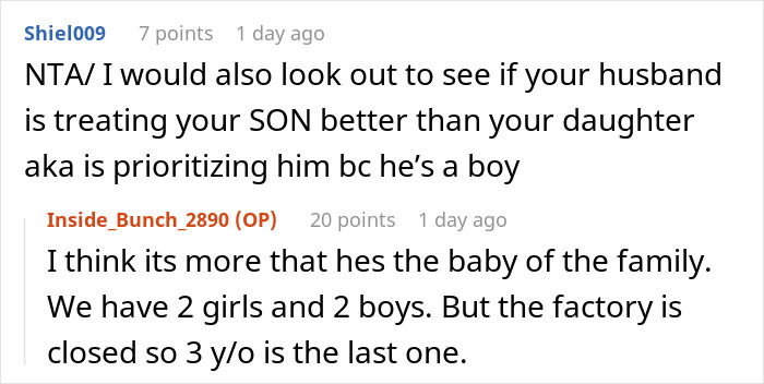 Screenshot of a Reddit conversation discussing a mom setting boundaries about a toddler’s birthday cake on sister’s birthday. Screenshot of a Reddit conversation discussing a mom setting boundaries about a toddler’s birthday cake on sister’s birthday.