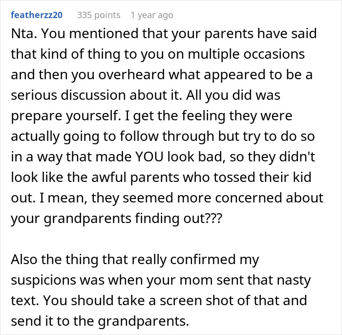 Parents Plan To Kick Out Their Teen After Her 18th Birthday, Freak Out When She Leaves By Herself Parents Plan To Kick Out Their Teen After Her 18th Birthday, Freak Out When She Leaves By Herself