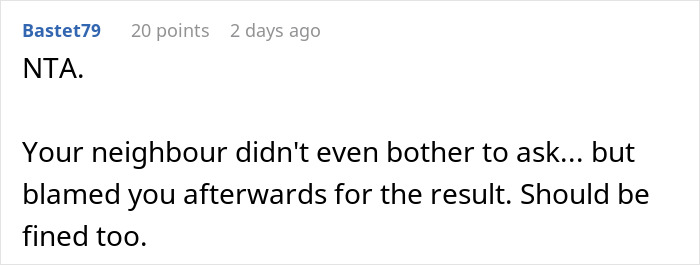 Comment from an online forum discussing neighbors sending relatives to use the pool without consent and related complaints. Comment from an online forum discussing neighbors sending relatives to use the pool without consent and related complaints.