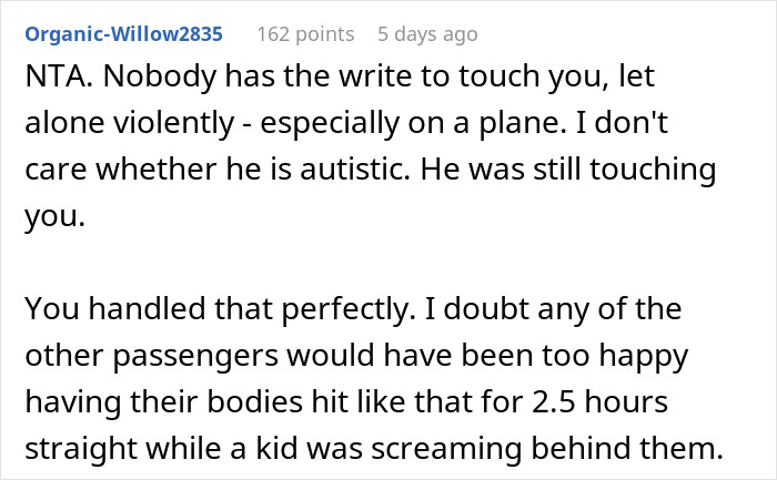 Passenger moves seats on flight after special needs kid causes disturbance, then gets blamed by nearby passengers. Passenger moves seats on flight after special needs kid causes disturbance, then gets blamed by nearby passengers.