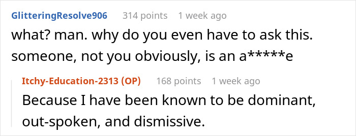 Screenshot of an online discussion about a woman refusing to be a prop in fiancé’s weird mom fantasy involving a used wedding dress. Screenshot of an online discussion about a woman refusing to be a prop in fiancé’s weird mom fantasy involving a used wedding dress.