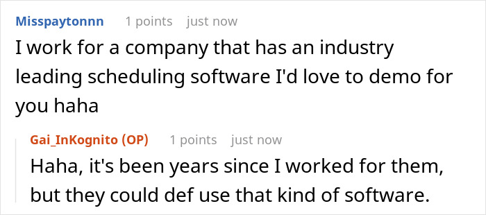 Commenters discuss software scheduling related to medical facility issues, highlighting problems after a worker followed new policy directions. Commenters discuss software scheduling related to medical facility issues, highlighting problems after a worker followed new policy directions.