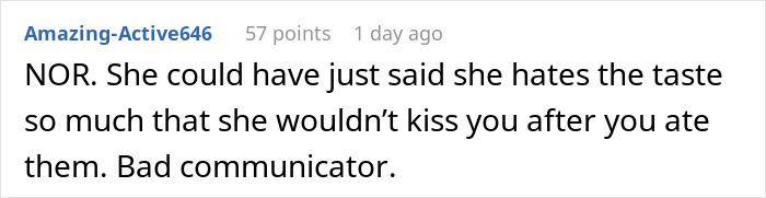 Commenter expressing frustration about poor communication with partner upset over girlfriend’s strawberry allergy after eating them. Commenter expressing frustration about poor communication with partner upset over girlfriend’s strawberry allergy after eating them.