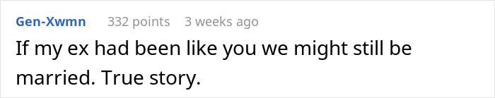 Comment text on a white background discussing relationship struggles after a mother-in-law annoys a new mom. Comment text on a white background discussing relationship struggles after a mother-in-law annoys a new mom.