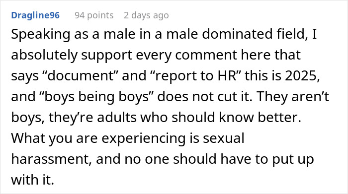 Woman in office watches in horror as loudmouth coworker exposes her private dating profile to colleagues. Woman in office watches in horror as loudmouth coworker exposes her private dating profile to colleagues.