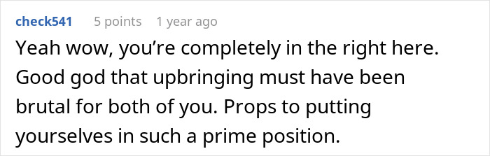 Commenter expressing support and admiration for husband and wife who hide their wealth from dysfunctional families. Commenter expressing support and admiration for husband and wife who hide their wealth from dysfunctional families.