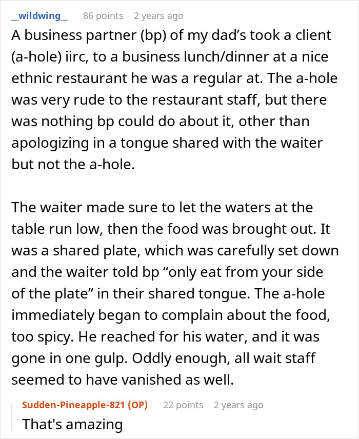 Screenshot of a Reddit story about a person getting revenge on a roommate stealing food off of a plate. Screenshot of a Reddit story about a person getting revenge on a roommate stealing food off of a plate.