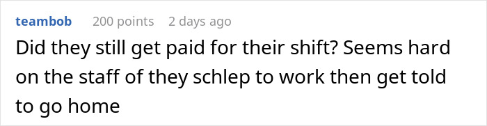 Comment on a forum post expressing concern about staff payment and challenges after a new policy at a medical facility causes disruption. Comment on a forum post expressing concern about staff payment and challenges after a new policy at a medical facility causes disruption.