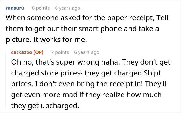 Online comments discussing a grocery Karen refusing to pay for extra items and demanding the shopper cover the bill. Online comments discussing a grocery Karen refusing to pay for extra items and demanding the shopper cover the bill.