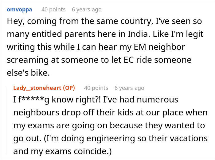 Online conversation showing a girl’s 11th birthday turning sour as visiting relatives demand cake, gifts, and attention.