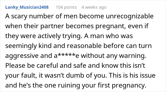 Pregnant woman surprises husband with pregnancy test as birthday gift, capturing his shocked reaction at the moment. Pregnant woman surprises husband with pregnancy test as birthday gift, capturing his shocked reaction at the moment.