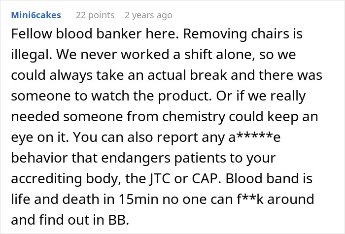 Woman Reports Boss For Taking Away Chairs Among Other Things, Watches Him Sweat Woman Reports Boss For Taking Away Chairs Among Other Things, Watches Him Sweat